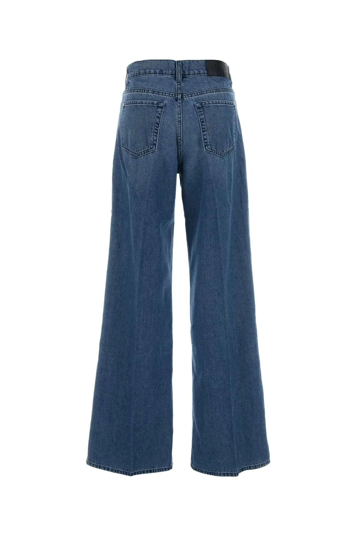STRETCH DENIM LOTTA WIDE-LEG JEANS sold by Lord & Taylor product image thumbnail 2