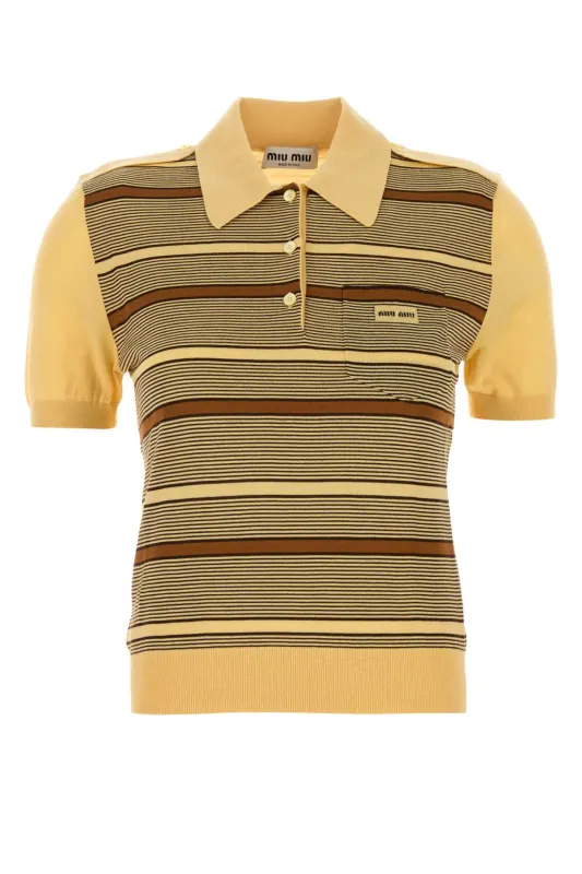 YELLOW WOOL POLO SHIRT sold by Lord & Taylor