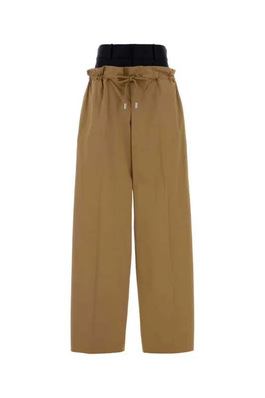 CAMEL STRETCH POPLIN PANT sold by Lord & Taylor