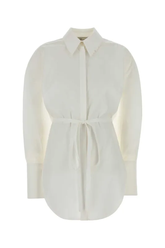 WHITE COTTON SHIRT made by Blumarine