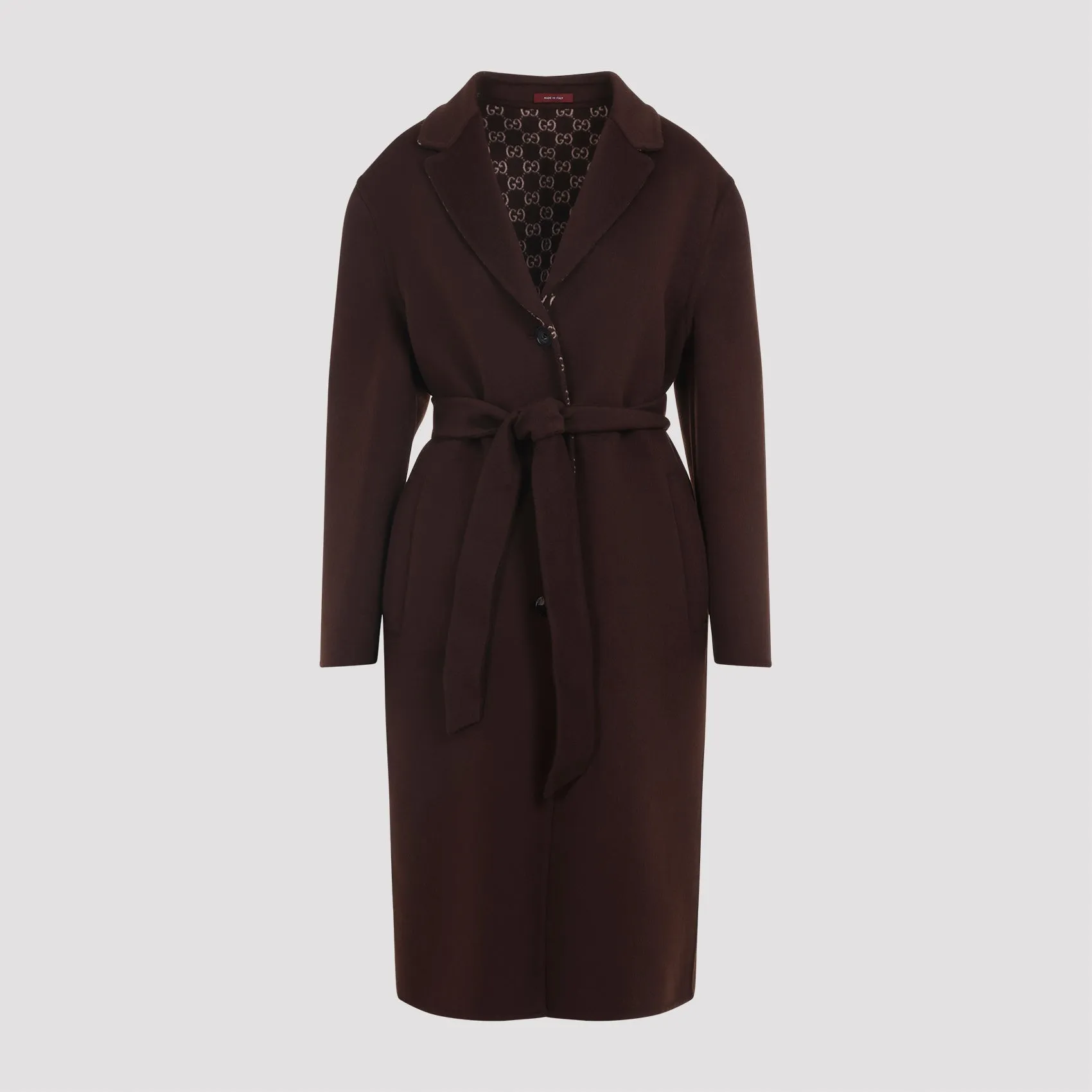 CHOCOLATE WOOL BLEND REVERSIBLE COAT sold by Lord & Taylor product image thumbnail 2