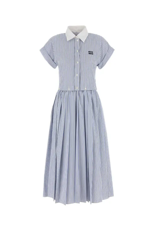 EMBROIDERED POPLIN SHIRT DRESS sold by Lord & Taylor