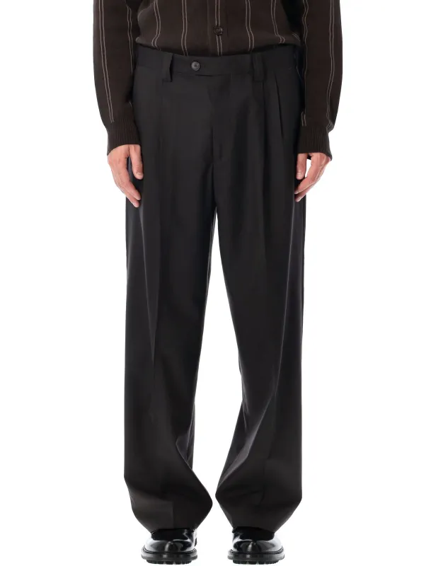 MFPEN WIDE-LEG CLASSIC WOOL TROUSERS sold by Lord & Taylor