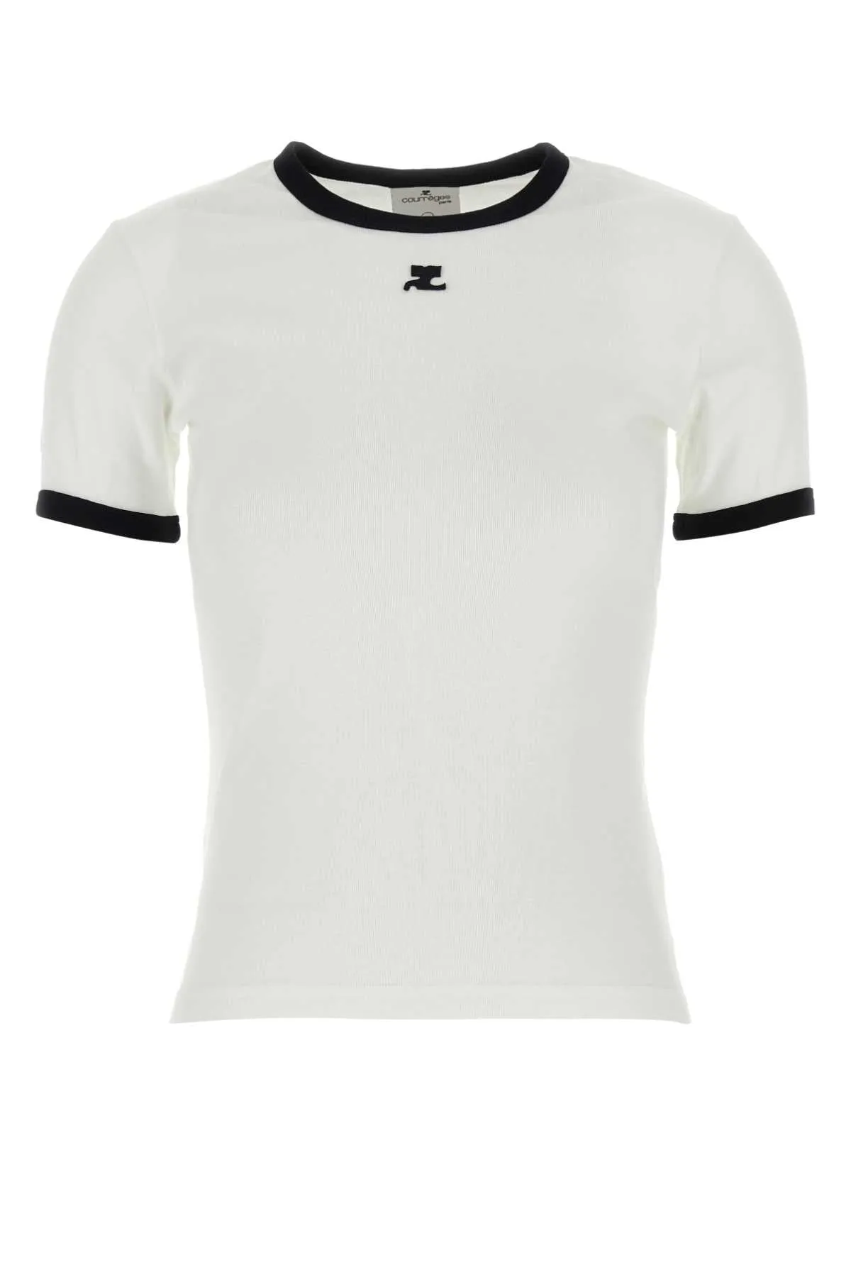 COURRÈGES CONTRAST COTTON T-SHIRT sold by Lord & Taylor