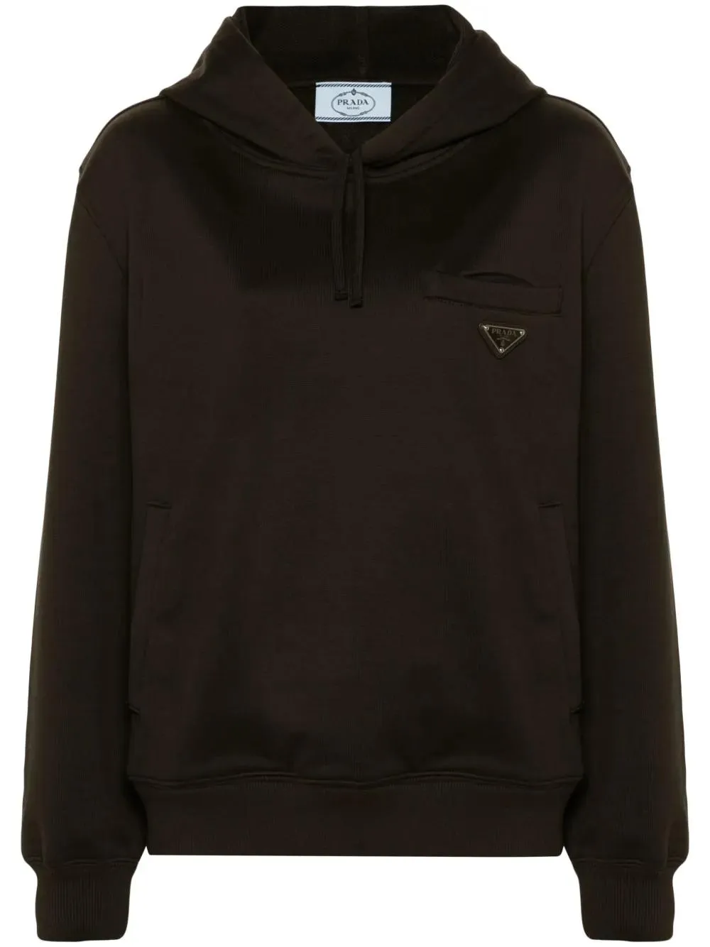 COTTON HOODIE WITH TRIANGLE LOGO sold by Lord & Taylor