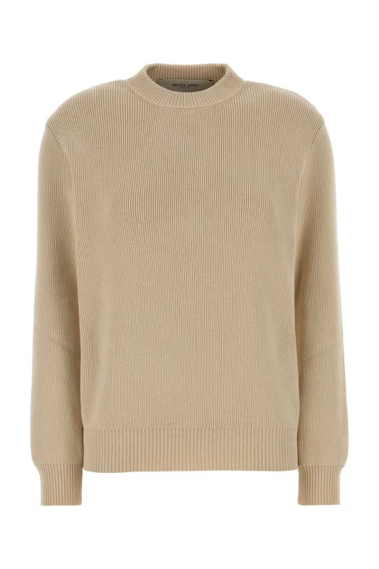 BEIGE STRETCH COTTON BLEND DANY SWEATER sold by Lord & Taylor