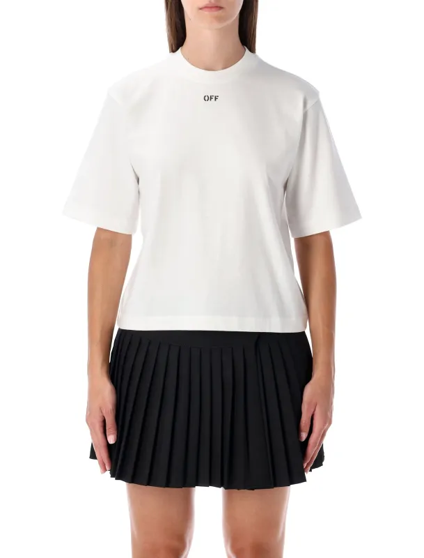 OFF-WHITE FLOWERS BOXY COTTON LOGO T-SHIRT sold by Lord & Taylor