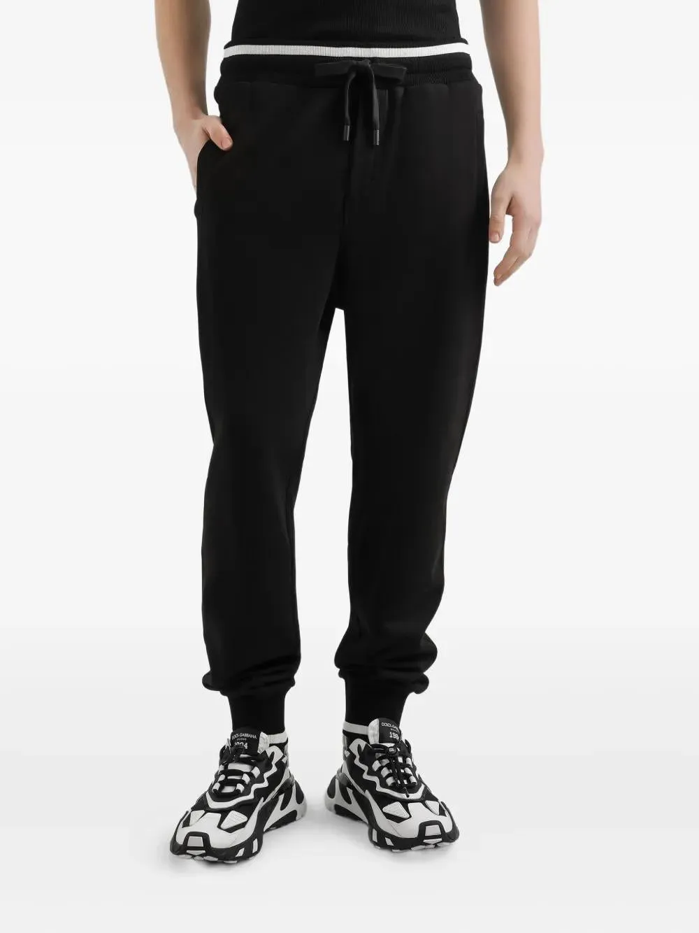 TRACK PANTS IN COTTON sold by Lord & Taylor product image thumbnail 4