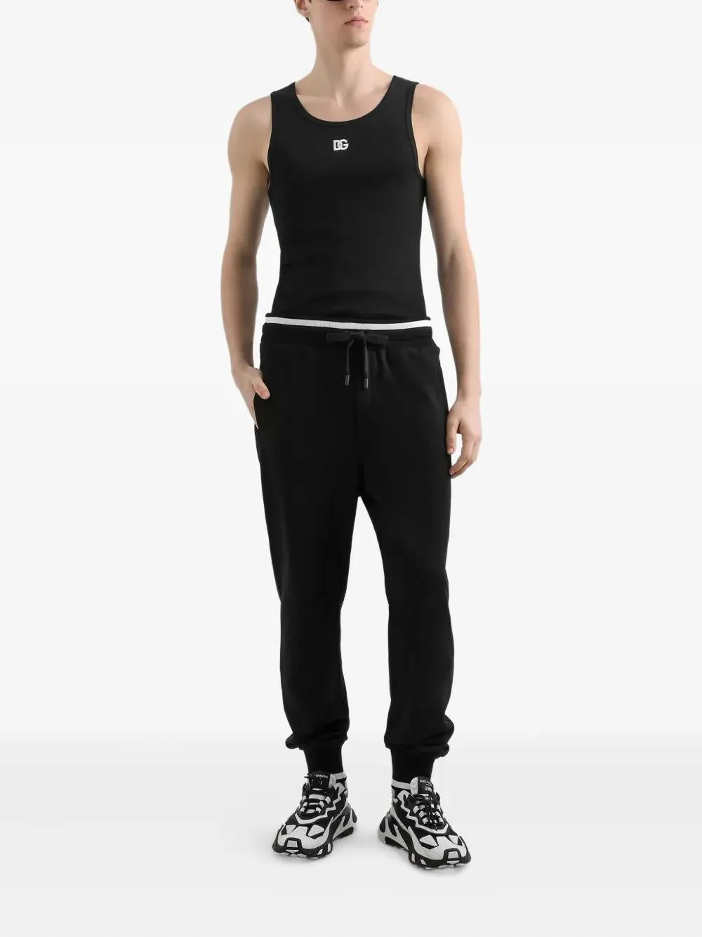 TRACK PANTS IN COTTON sold by Lord & Taylor product image thumbnail 2