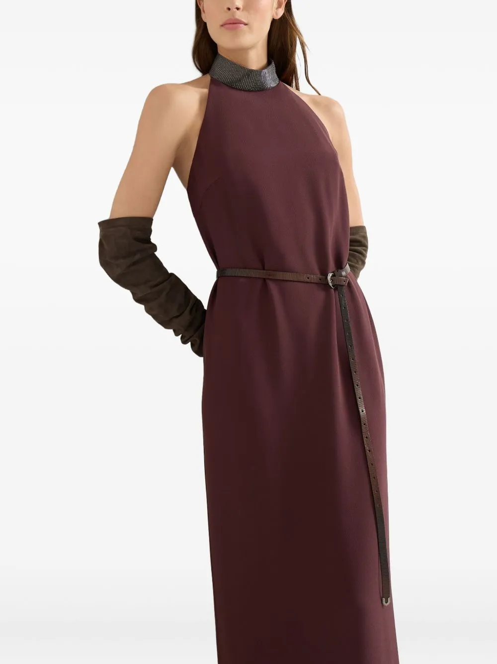 SILK BLEND MAXI DRESS sold by Lord & Taylor product image thumbnail 5