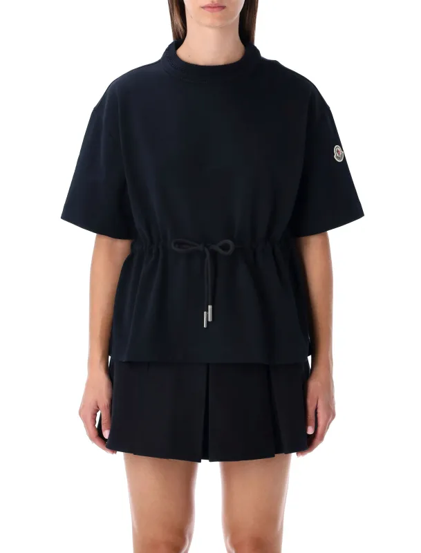 MONCLER COTTON T-SHIRT WITH DRAWSTRING sold by Lord & Taylor