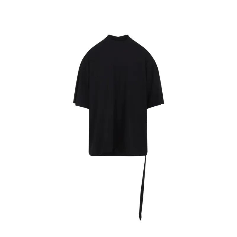 DRKSHDW TOMMY T OVERSIZED BLACK COTTON JERSEY T-SHIRT made by Rick Owens