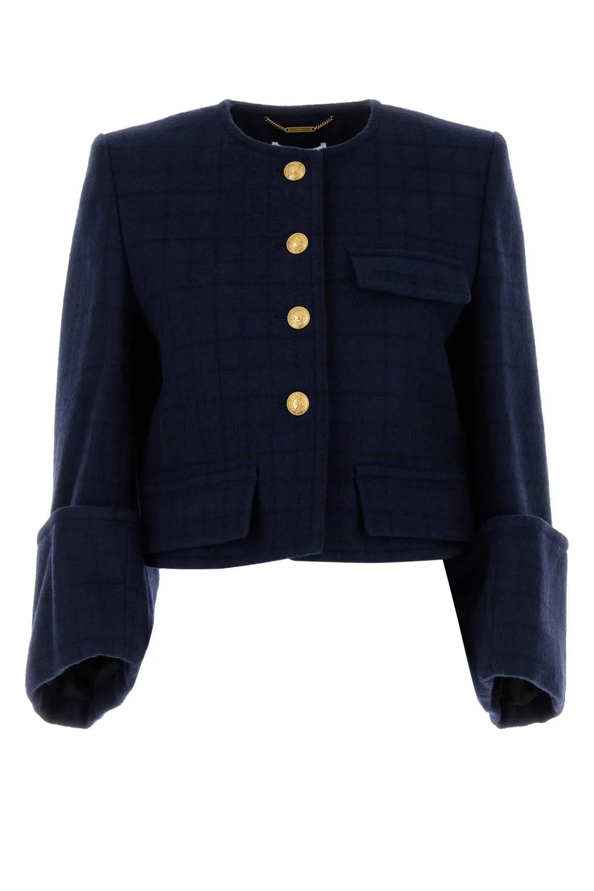 PRINTED WOOL BLEND BODY BLAZER sold by Lord & Taylor