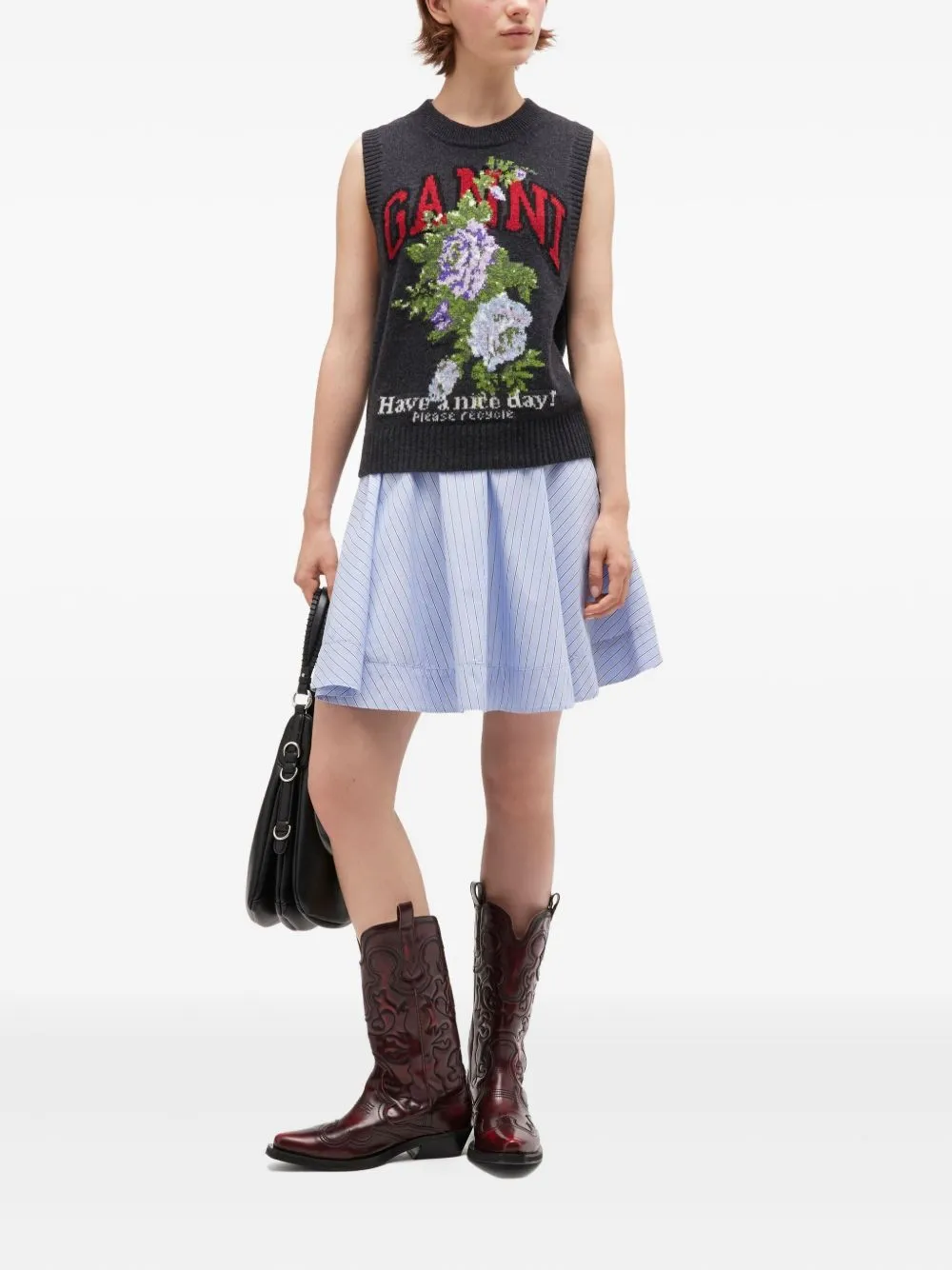 SLATE WOOL BLEND VEST sold by Lord & Taylor product image thumbnail 4