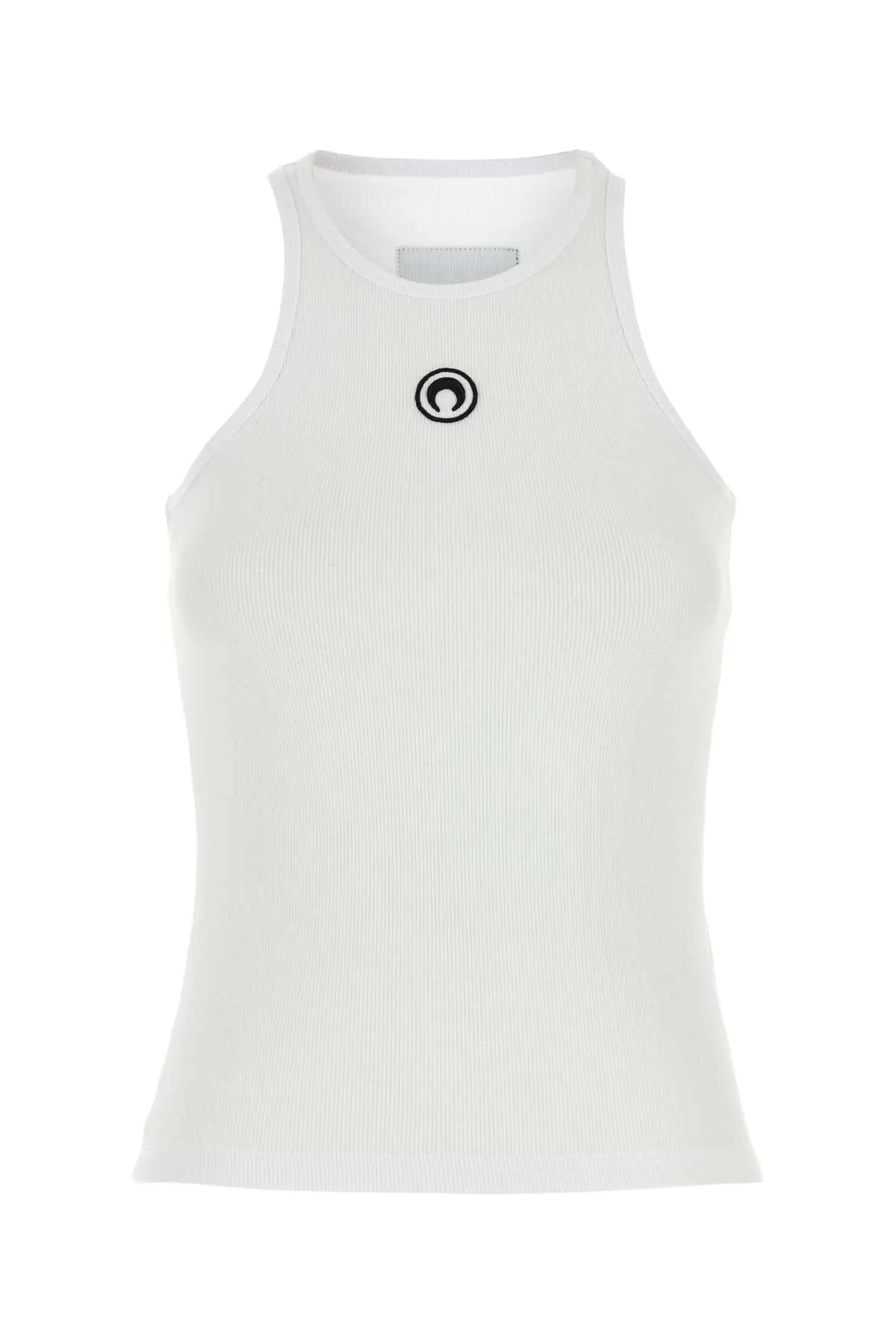 WHITE STRETCH COTTON TANK TOP sold by Lord & Taylor