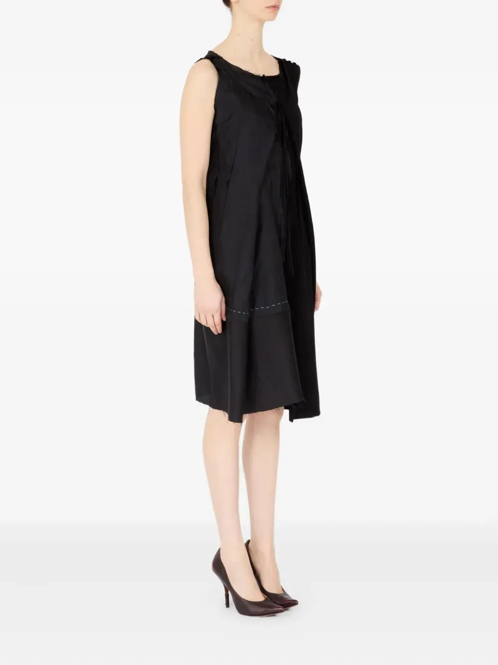 BLACK WOOL DRESS sold by Lord & Taylor product image thumbnail 3