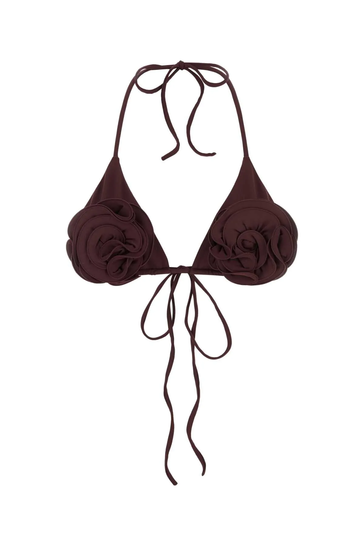 GRAPE STRETCH NYLON BIKINI TOP sold by Lord & Taylor
