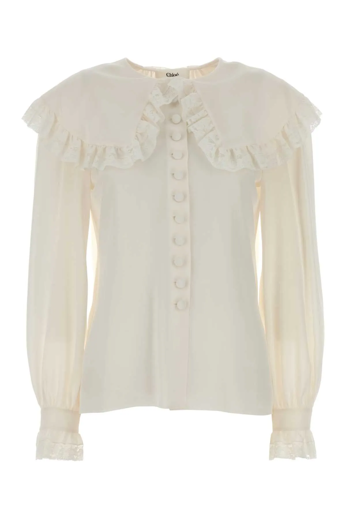 WHITE SILK SHIRT sold by Lord & Taylor