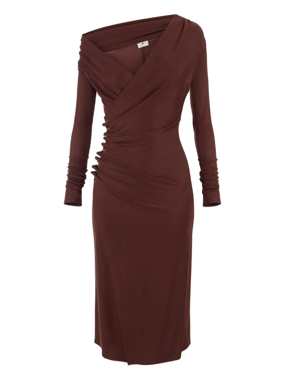 MIDI DRESS WITH DRAPED DESIGN sold by Lord & Taylor