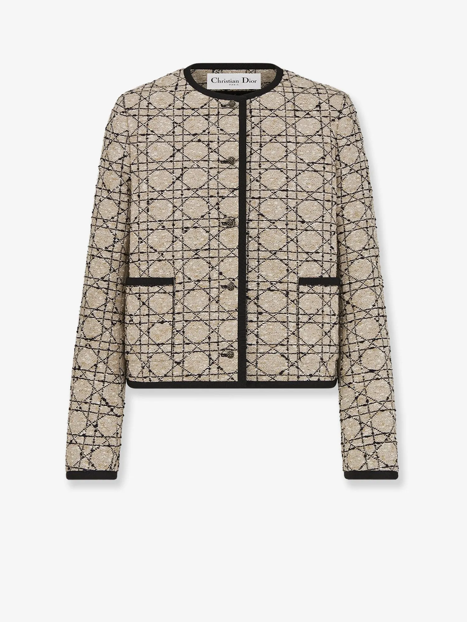 Macrocannage Cotton Blend Tweed Blazer sold by Lord & Taylor