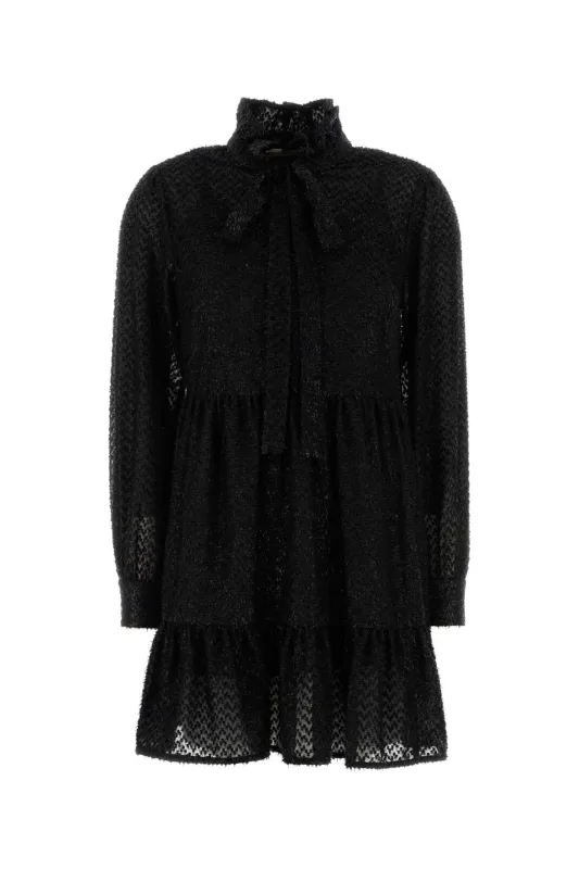BLACK POLYESTER DRESS made by Lord & Taylor