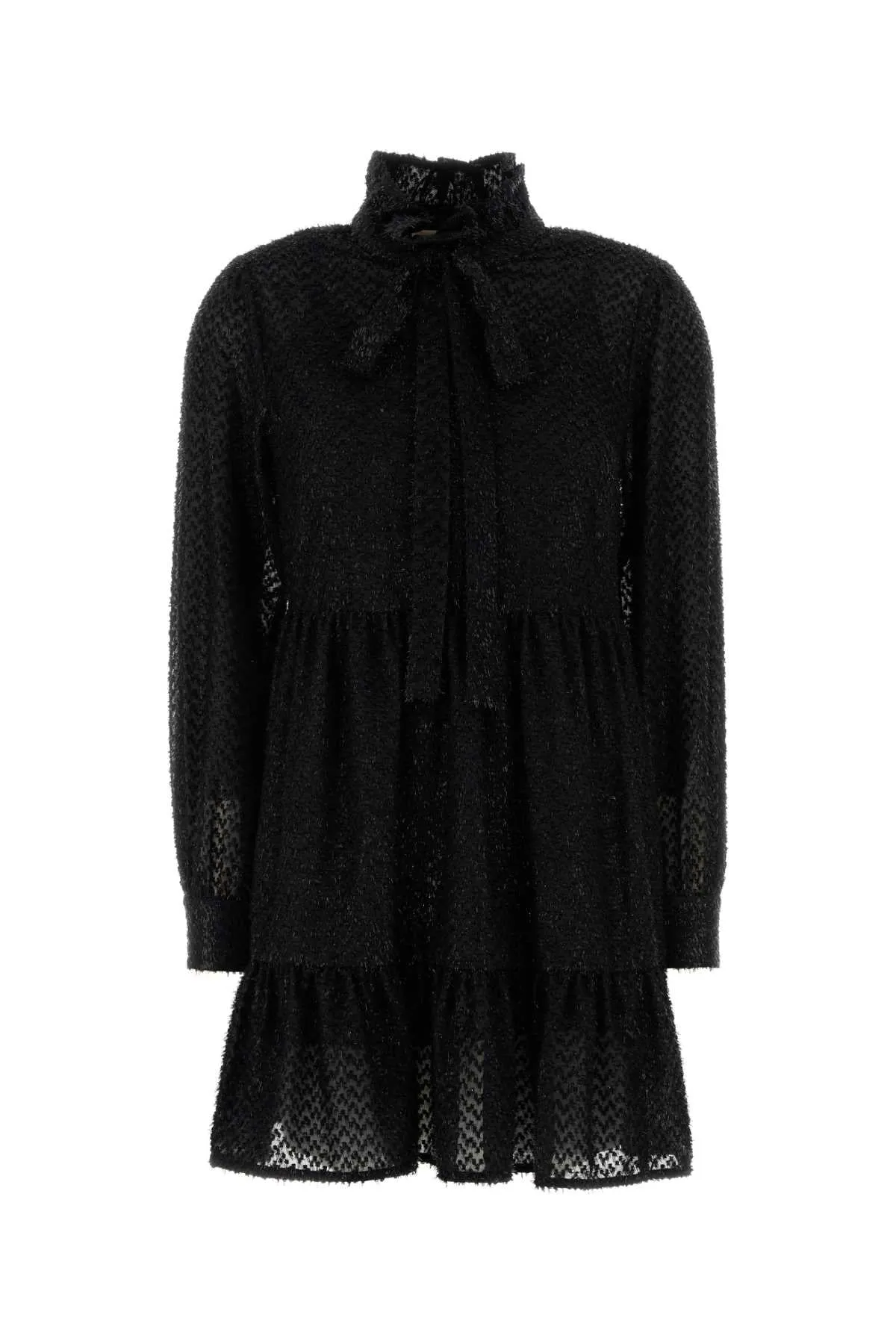 BLACK POLYESTER DRESS sold by Lord & Taylor