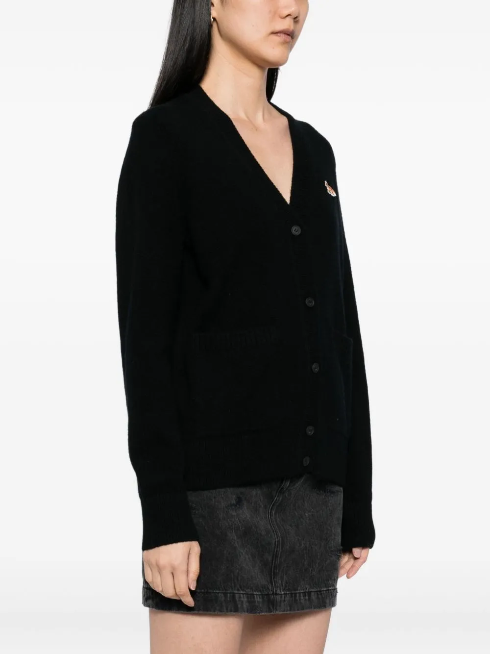 BLACK WOOL CARDIGAN sold by Lord & Taylor product image thumbnail 5