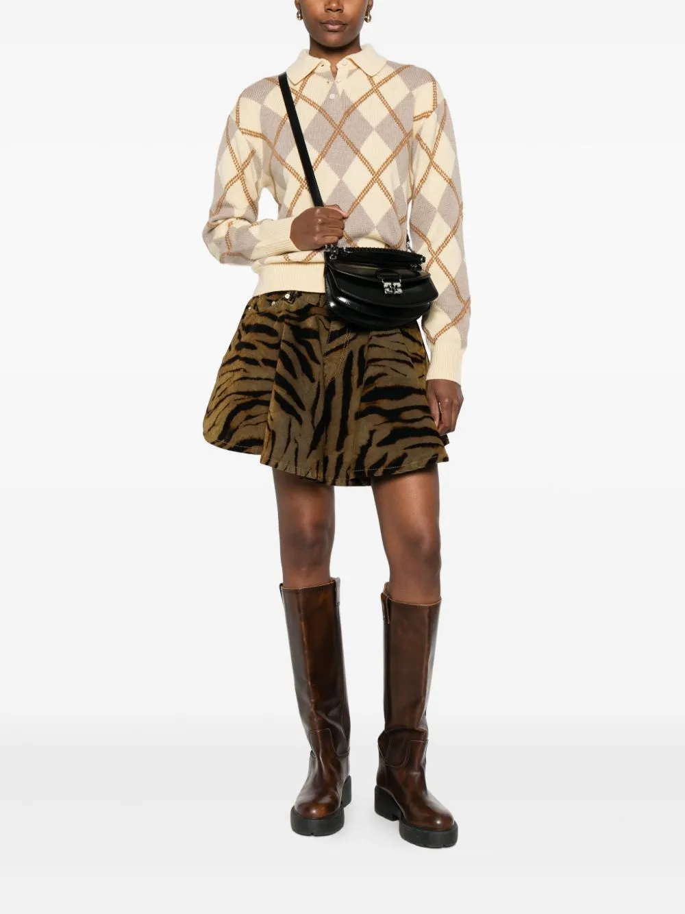 DENIN MINI SKIRT sold by Lord & Taylor product image thumbnail 4