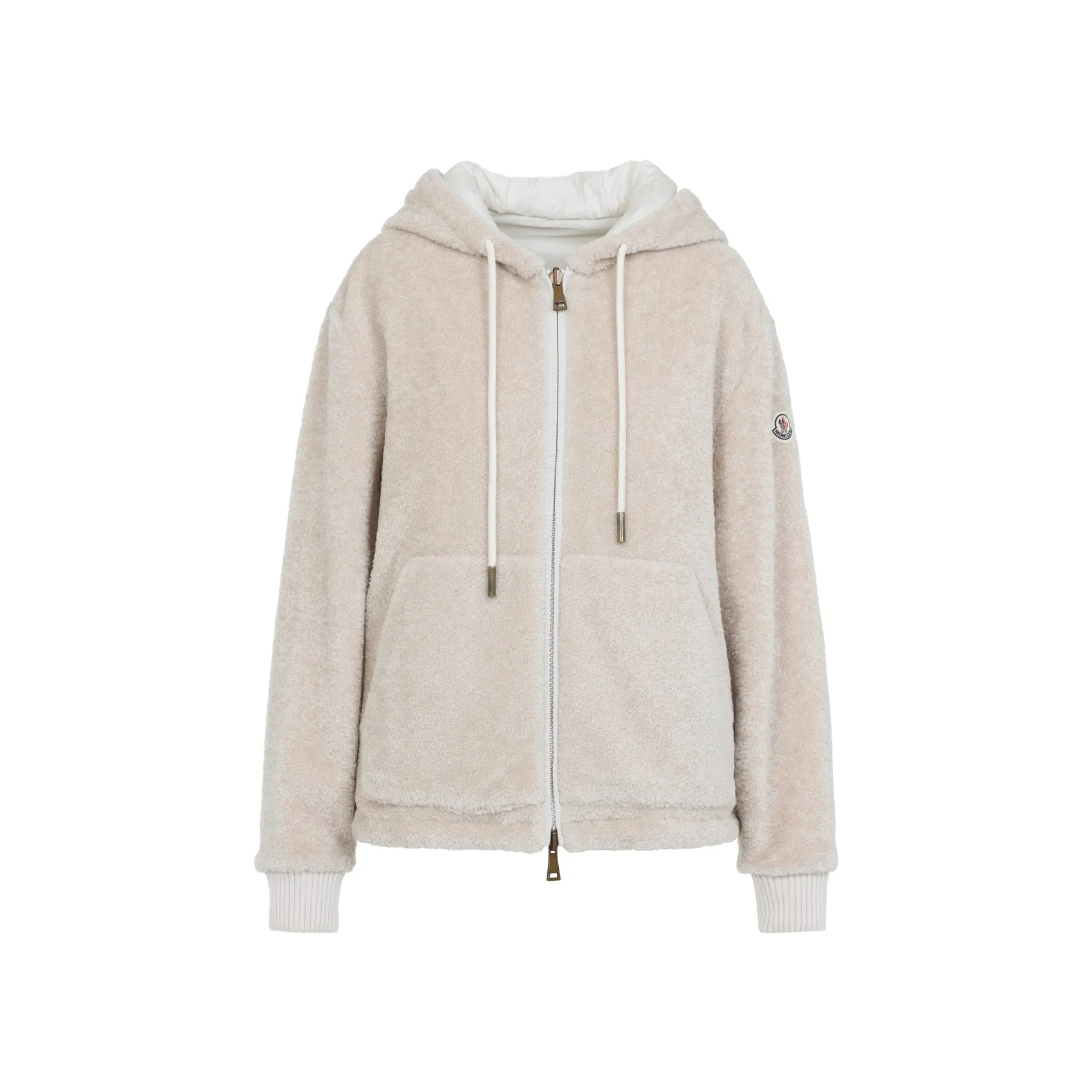 CREAM FLEECE ZIP SWEATER sold by Lord & Taylor