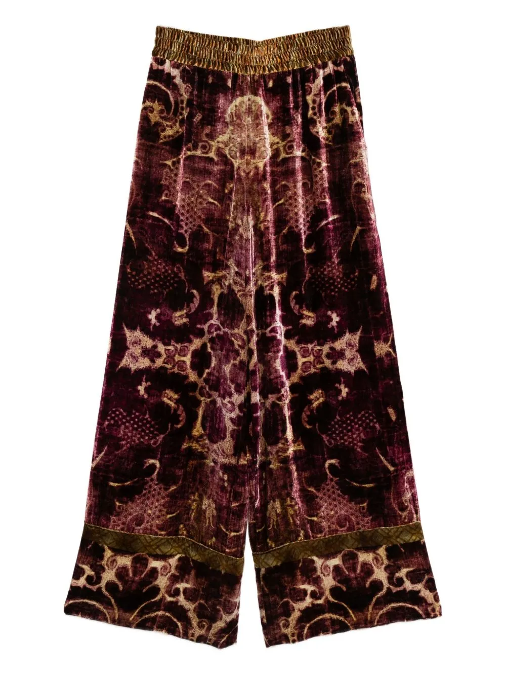 VELVET WIDE-LEG TROUSERS sold by Lord & Taylor