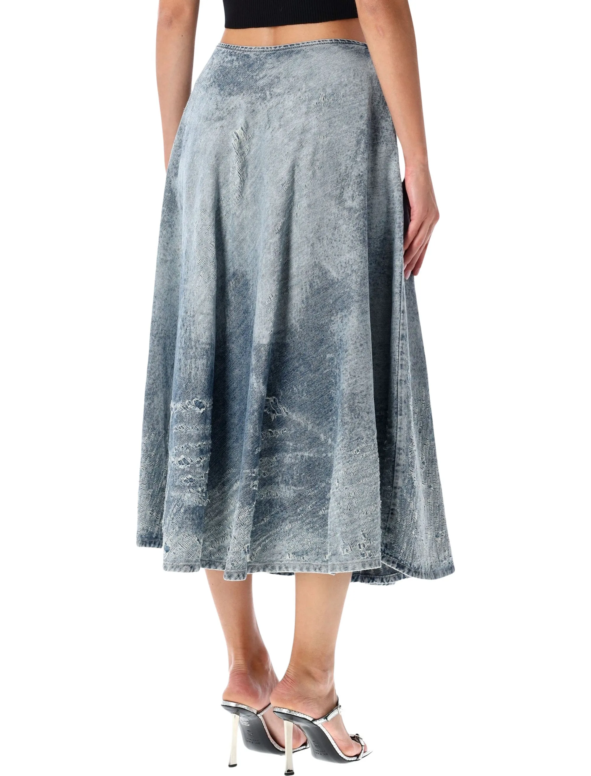 DENIM LONG SKIRT sold by Lord & Taylor product image thumbnail 2