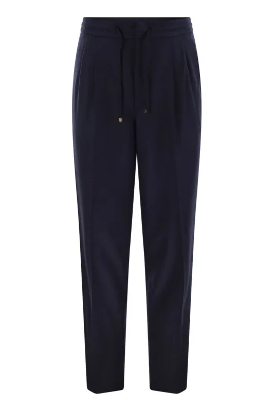 WOOL DRAWSTRING TROUSERS sold by Lord & Taylor