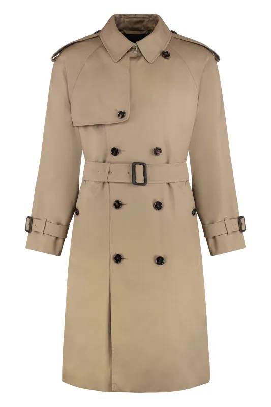 LUNGO TRENCH CHESTWOOD IN GABARDINE sold by Lord & Taylor