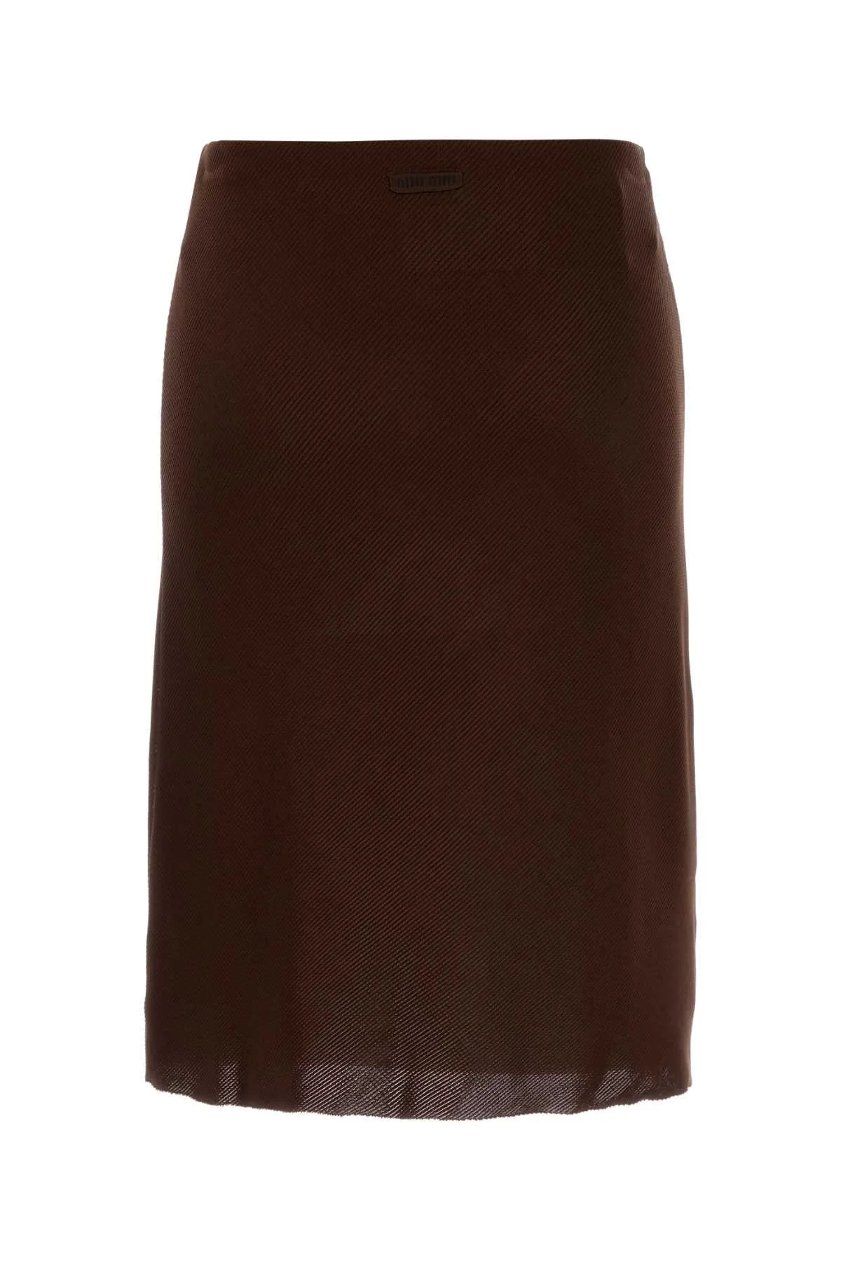BROWN SILK SKIRT sold by Lord & Taylor product image thumbnail 2