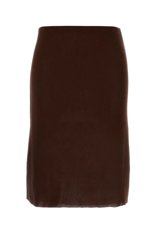 BROWN SILK SKIRT sold by Lord & Taylor