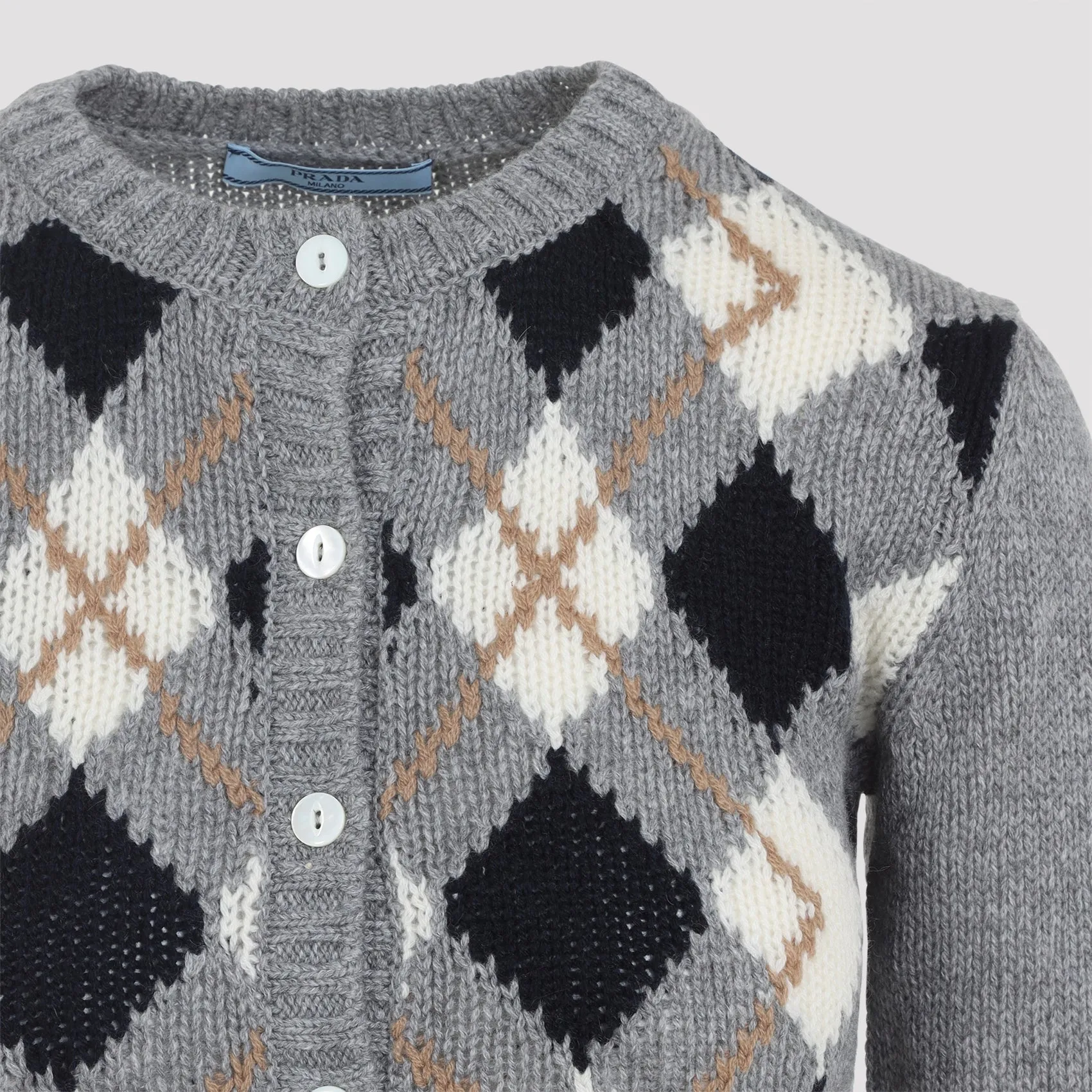 GREY CASHMERE CARDIGAN sold by Lord & Taylor product image thumbnail 4