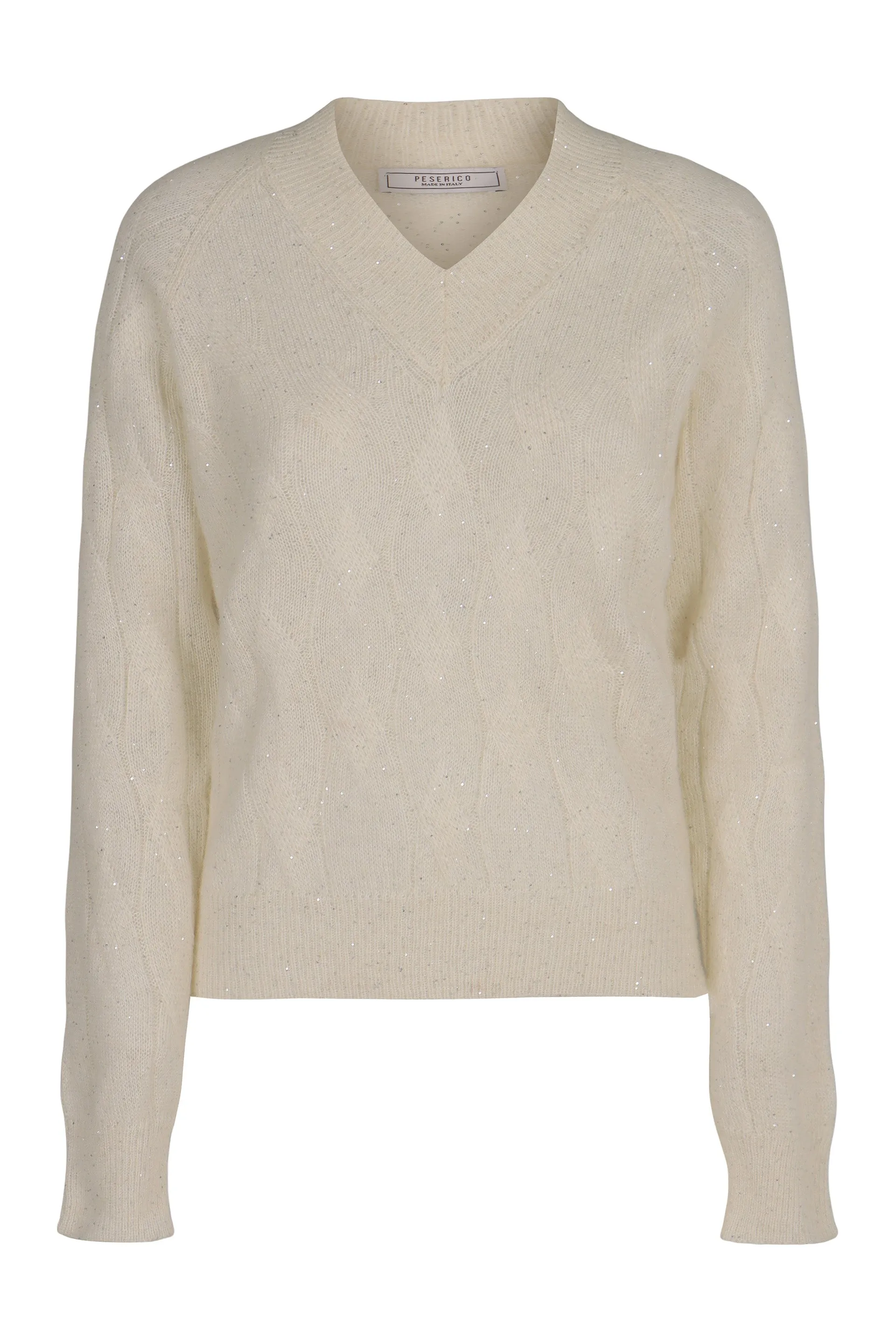 SWEATER WITH CABLE KNIT PATTERN sold by Lord & Taylor