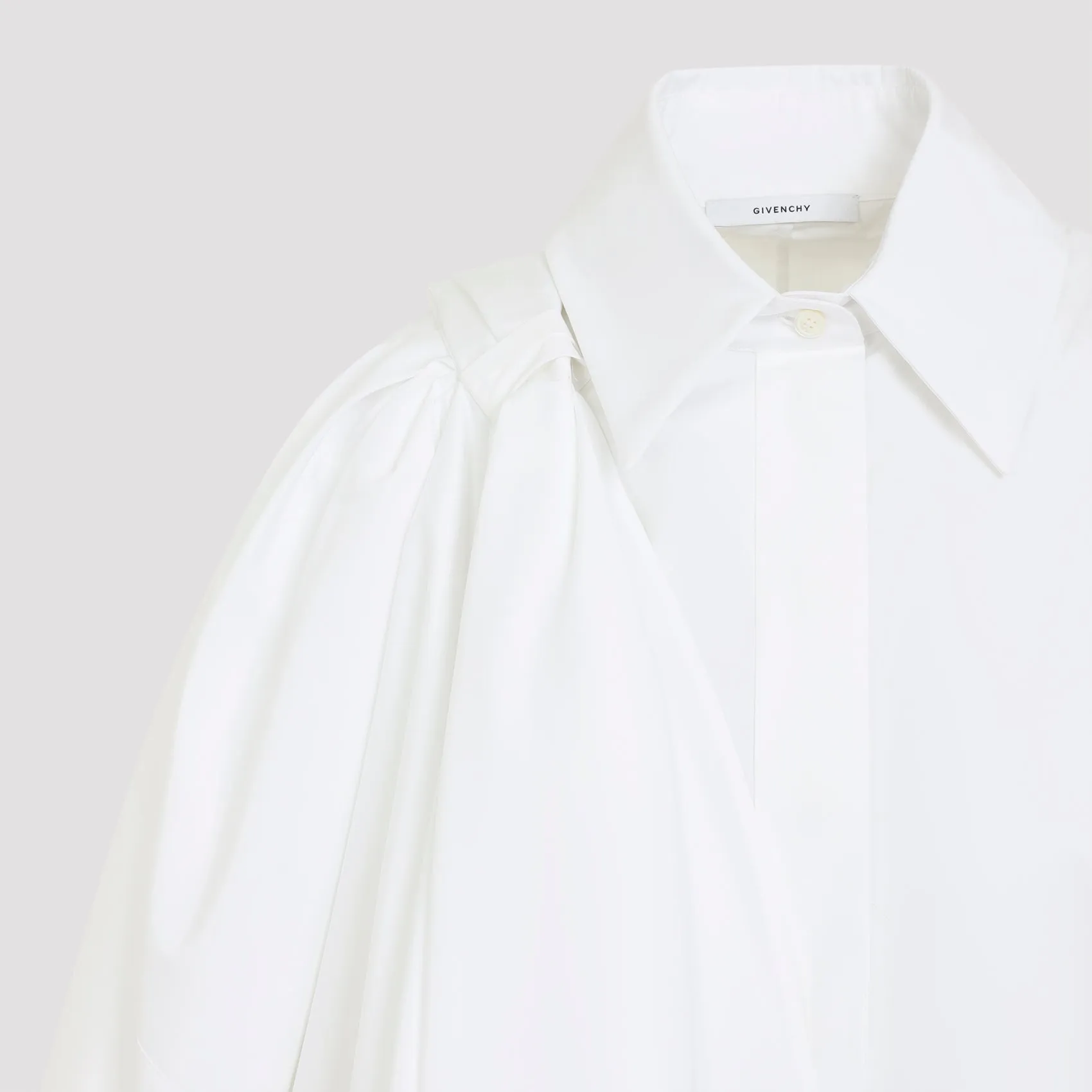 WHITE COTTON BOW SHIRT sold by Lord & Taylor product image thumbnail 4