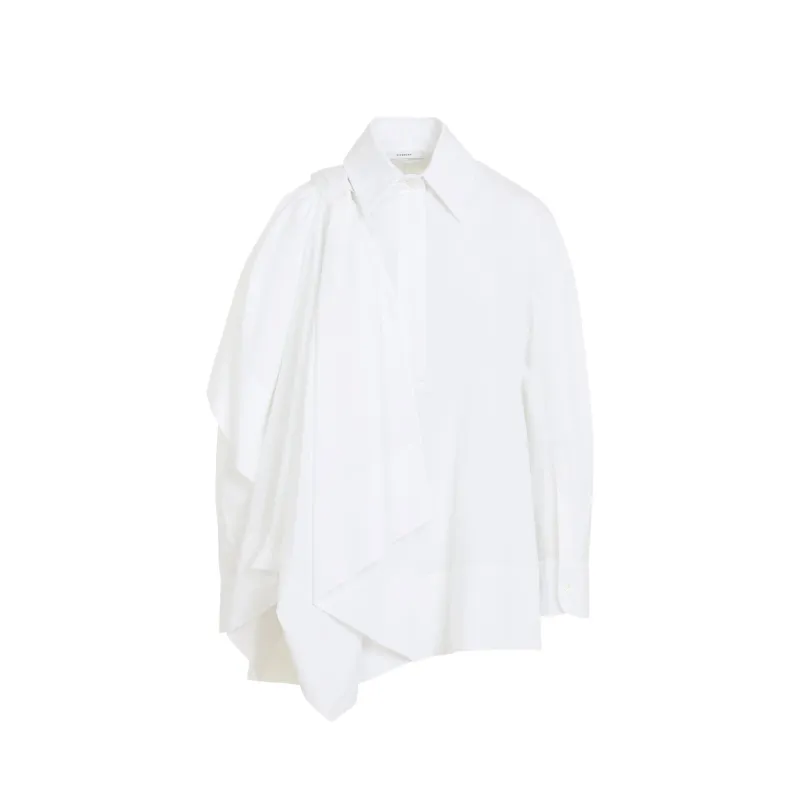 WHITE COTTON BOW SHIRT sold by Lord & Taylor