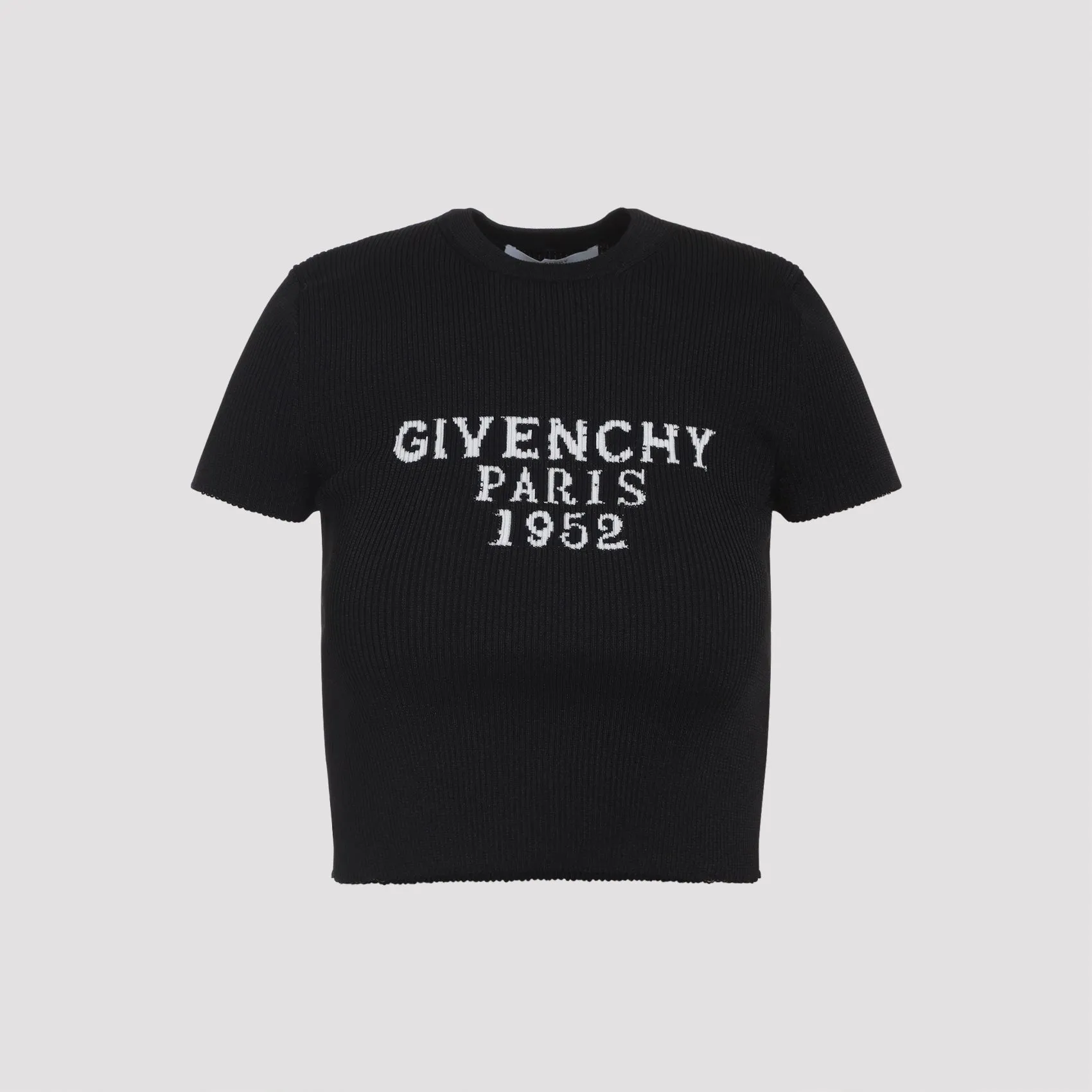 BLACK SHORT SLEEVES CROP TOP sold by Lord & Taylor product image thumbnail 2