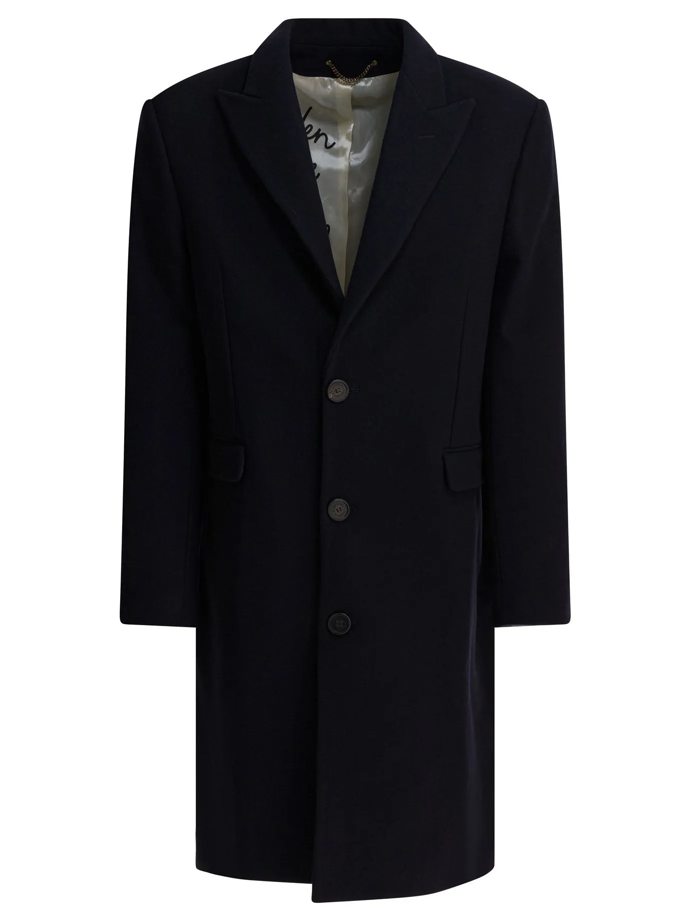 SINGLE-BREASTED WOOL COAT sold by Lord & Taylor