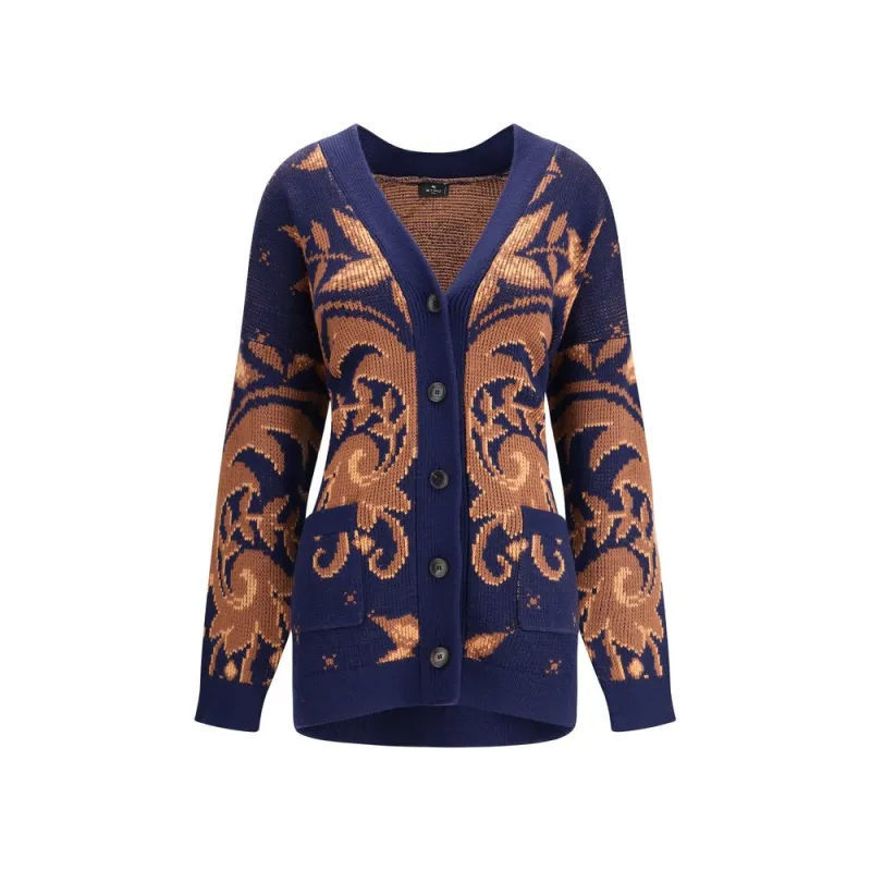 Wool jacquard Cardigan sold by Lord & Taylor