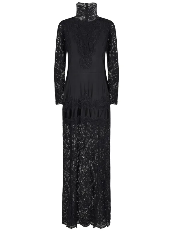 High-Collar Long Dress made by Rabanne