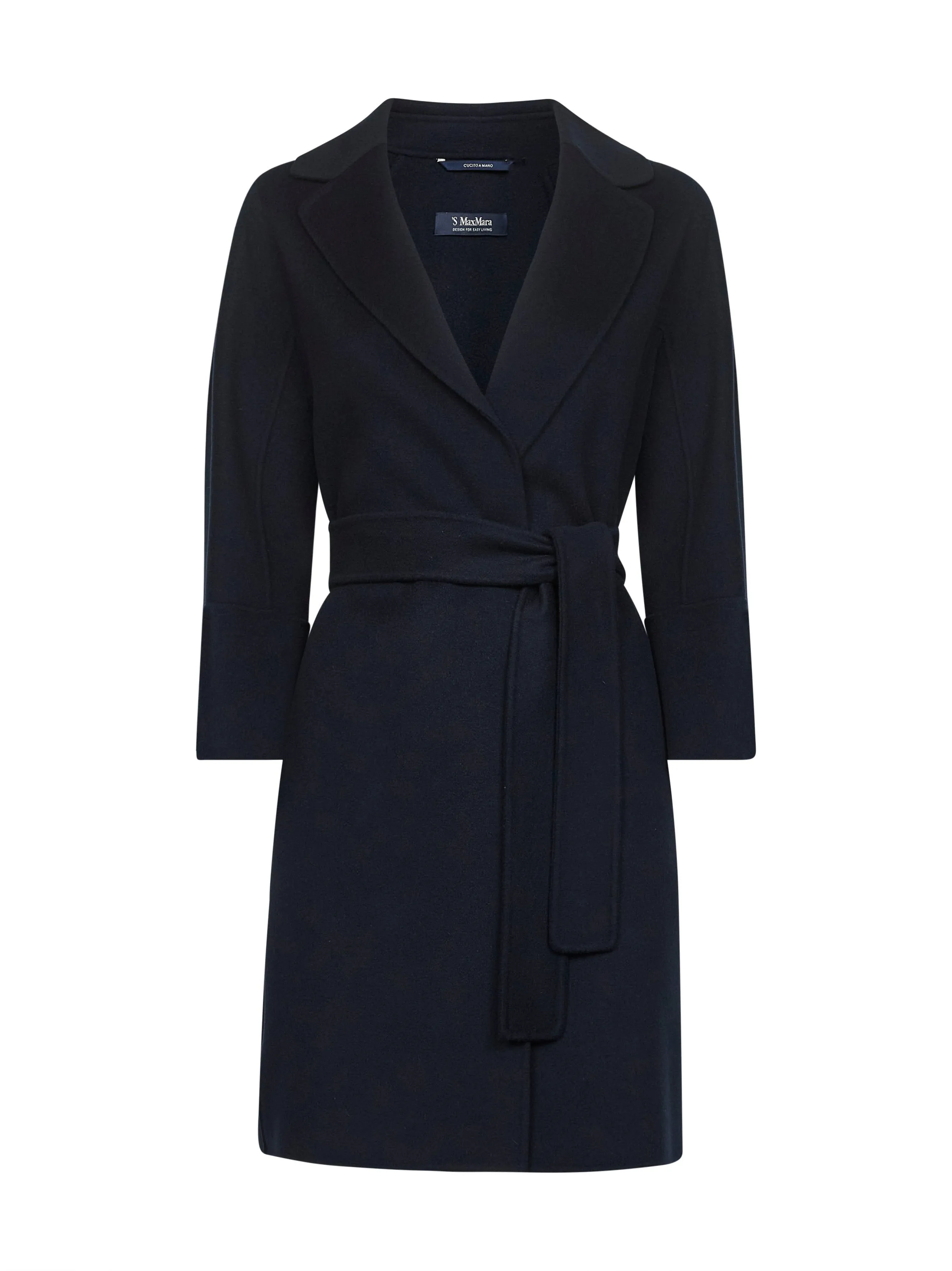 Blue Double Broadcloth Arona Short Coat sold by Lord & Taylor