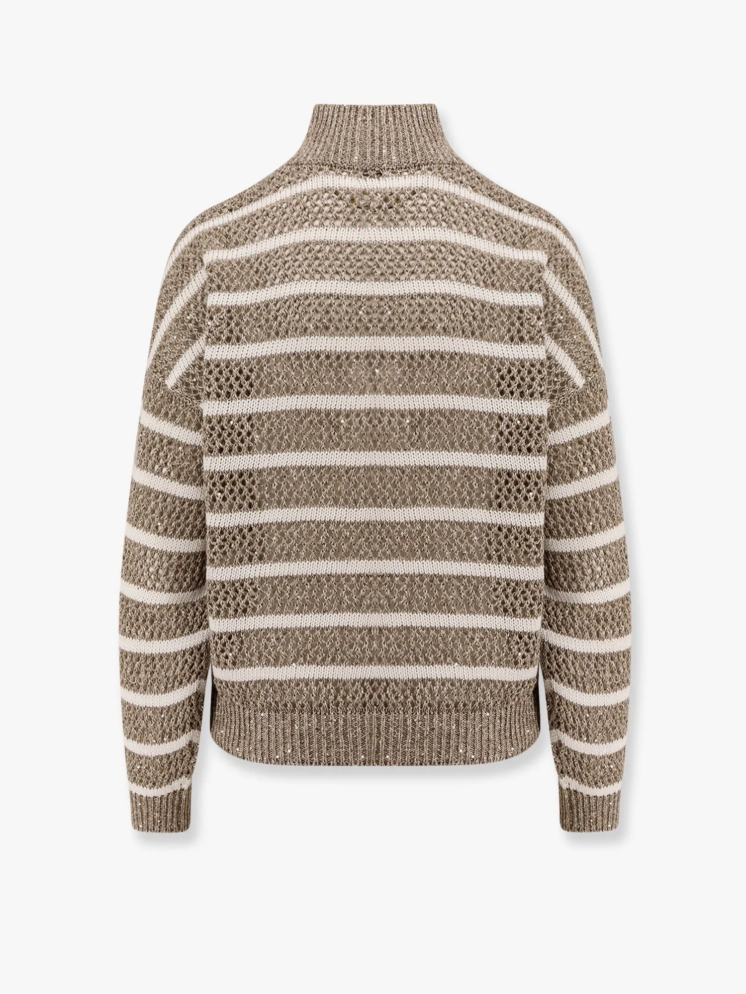 Striped Linen-Blend Sequin Cardigan sold by Lord & Taylor product image thumbnail 2