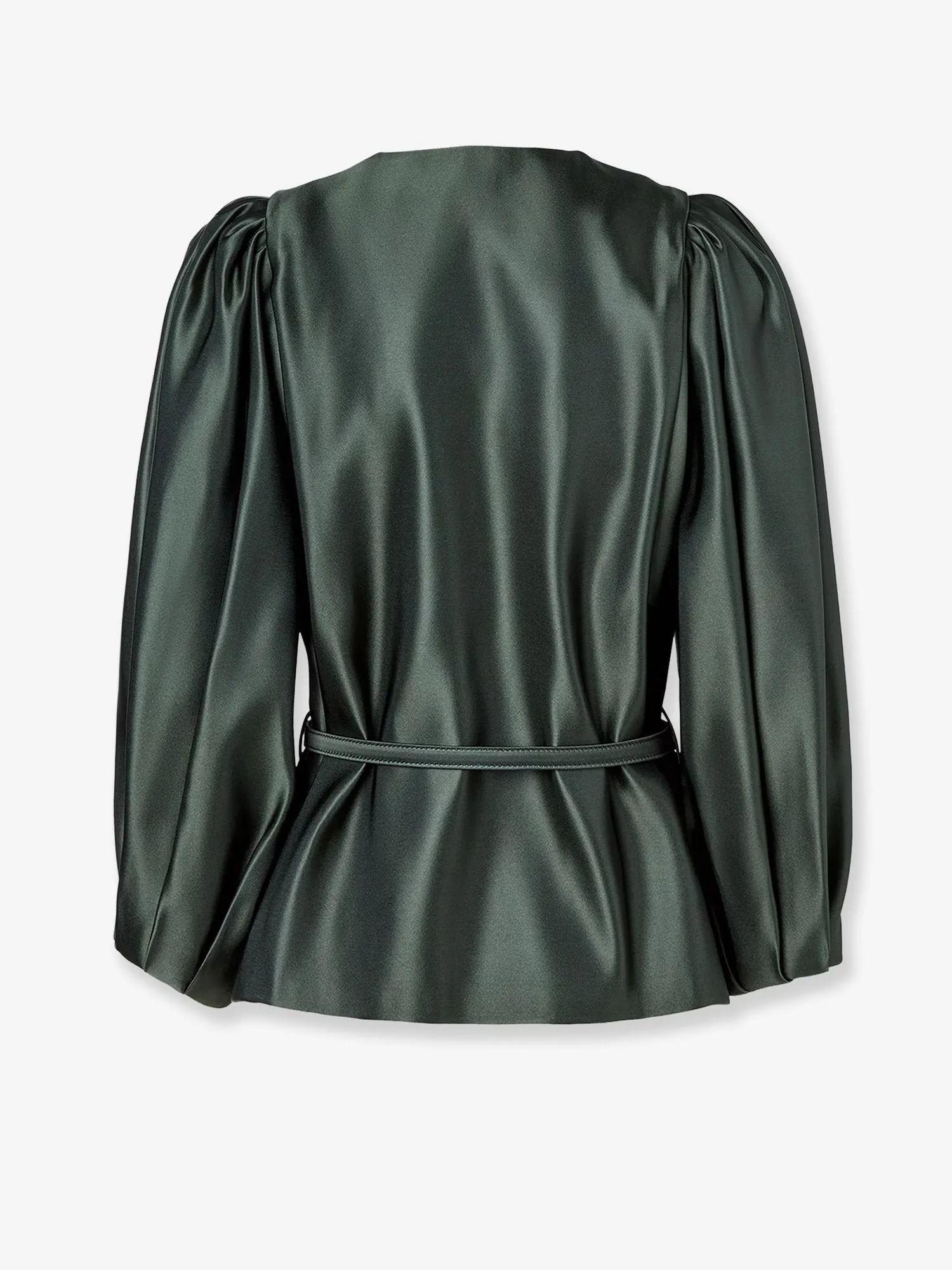 Green Silk Duchesse Blazer sold by Lord & Taylor product image thumbnail 2