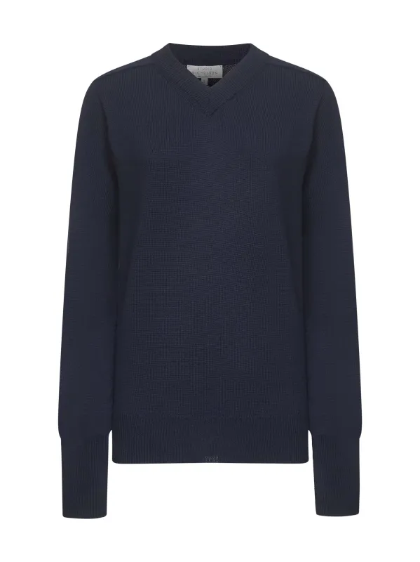 Extra-Fine Merino V-Neck Sweater sold by Lord & Taylor