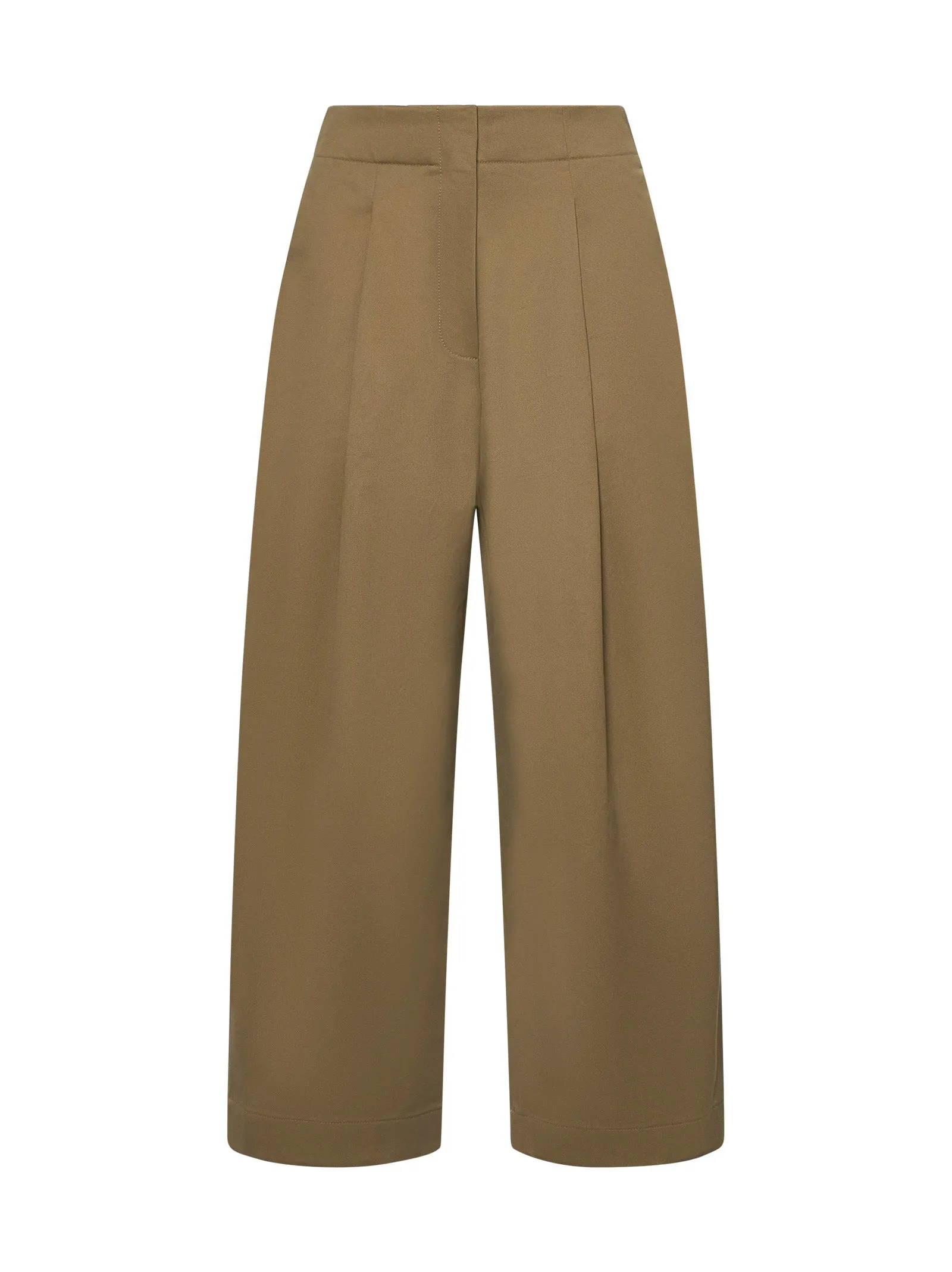 High-Waist Wide-Leg Gabardine Trousers sold by Lord & Taylor