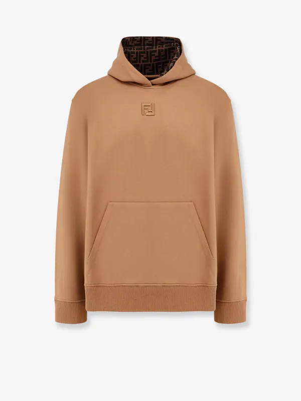 Brown Cotton Hooded Sweatshirt sold by Lord & Taylor