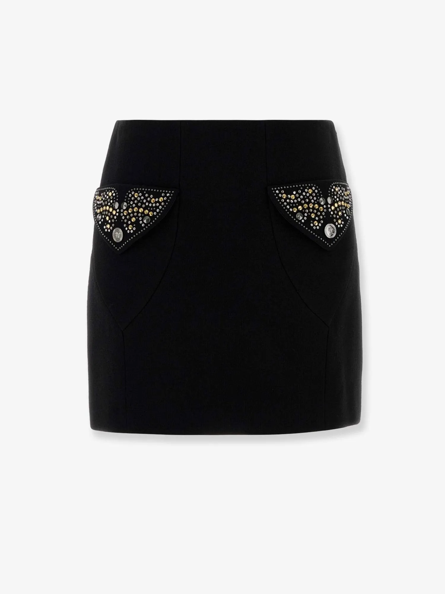 Virgin Wool Mini Skirt sold by Lord & Taylor